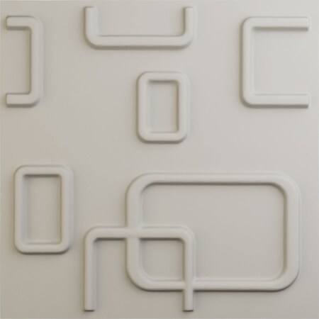 11 7/8in. W X 11 7/8in. H Oslo EnduraWall Decorative 3D Wall Panel Covers 0.98 Sq. Ft.